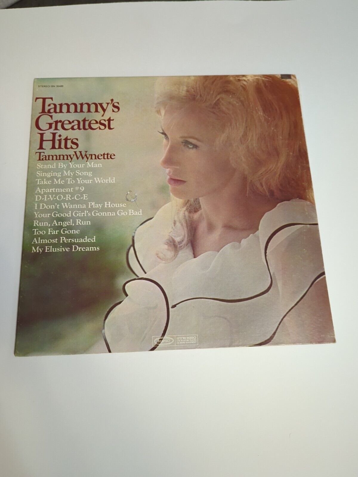 Vintage Tammy Wynette ‎– Tammy\'s Greatest Hits  LP  1969 EPIC BN  in Good Shape.