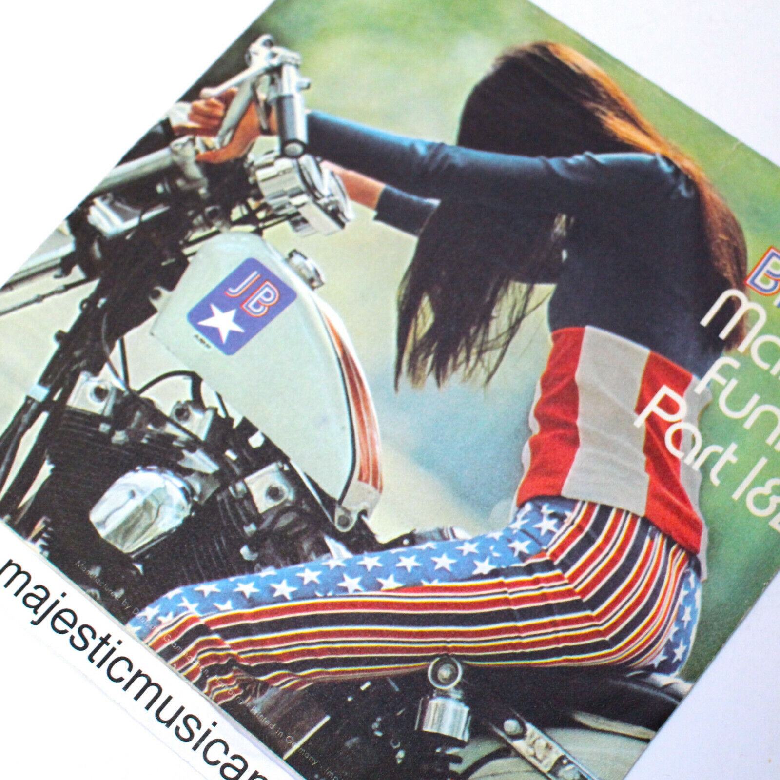 RARE CHOPPER HARLEY MOTORCYCLE COVER JAMES BROWN MAKE IT FUNKY 7