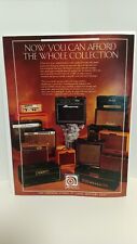AMPEG VL503 GUITAR AMPLIFIERS - 11X8.5 - PRINT AD. x3 picture