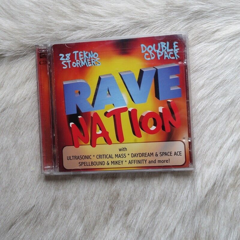 RAVE NATION 1997 Vintage Hardcore Music Vintage Trance Music 90s Electronic CD