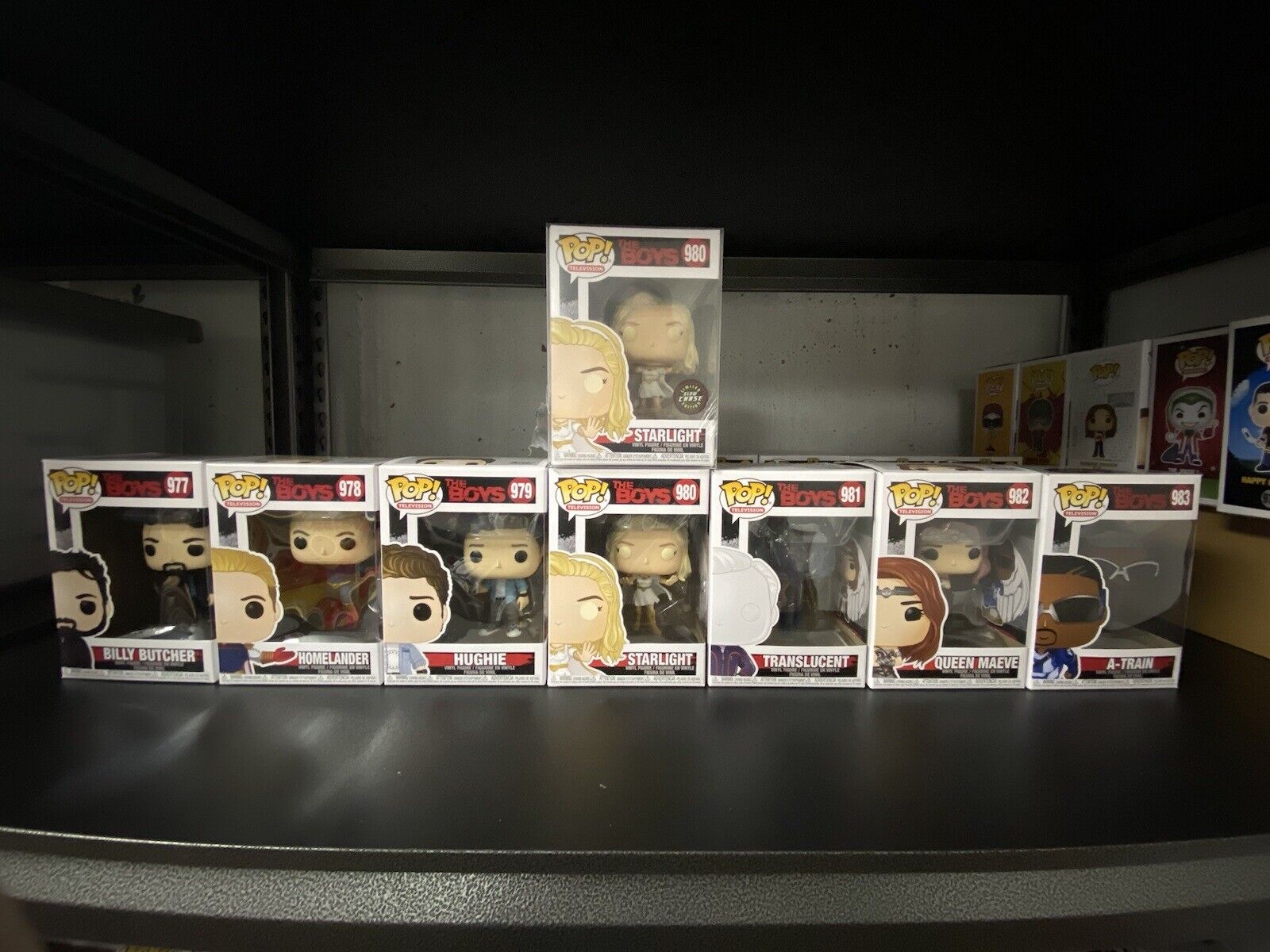 Funko Pop Vinyl: The Boys Collection 8 Funkos Total Including Starlight Glow