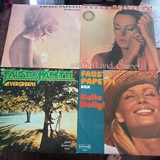 Lot of Four Fausto Papetti vinyl lp records USED jazz saxophone Good Condition picture