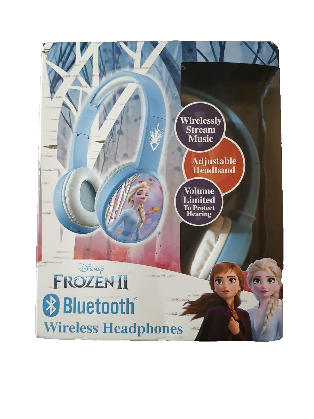  Disney Bluetooth Wireless Headphones Frozen II Youth Headphones
