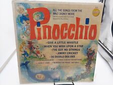 Disney's Pinocchio LP Record Golden Record LP-77 Ultrasonic Clean VG+ picture