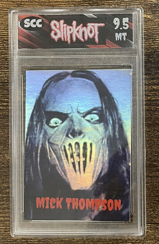 slipknot mick Thompson guitar holographic Aceo custom card Graded 10 scc