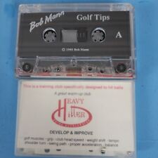 Vintage Bob Mann Golf Tips & Heavy Hitter Instruction Cassette  picture