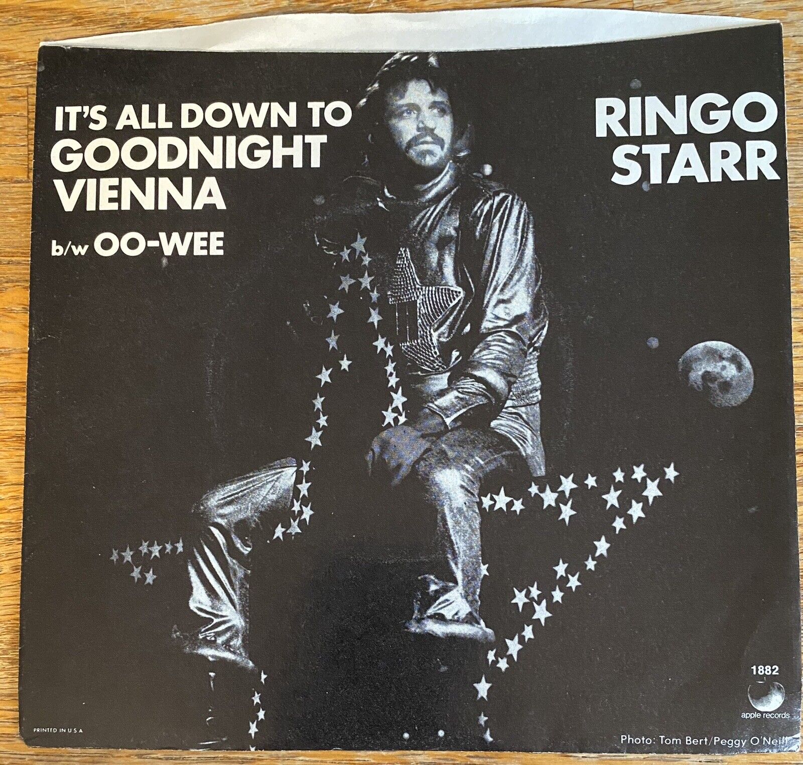 Ringo Starr It’s All Down To Goodnight Vienna Apple 1882 45rpm Nebula Beatles NM