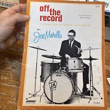 Joe Morello Off The Record “a Collection Of Famous Drum Solos” 1966 Book picture
