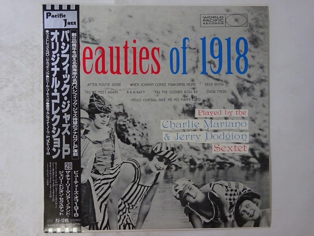 The Charlie Mariano & ~ Beauties Of 1918 World Pacific PJ-1245 Japan   LP OBI