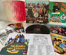 TRUE First Press~UK MONO Beatles Sgt Peppers Lonely Hearts Club Band~RUN-OUT TRK picture