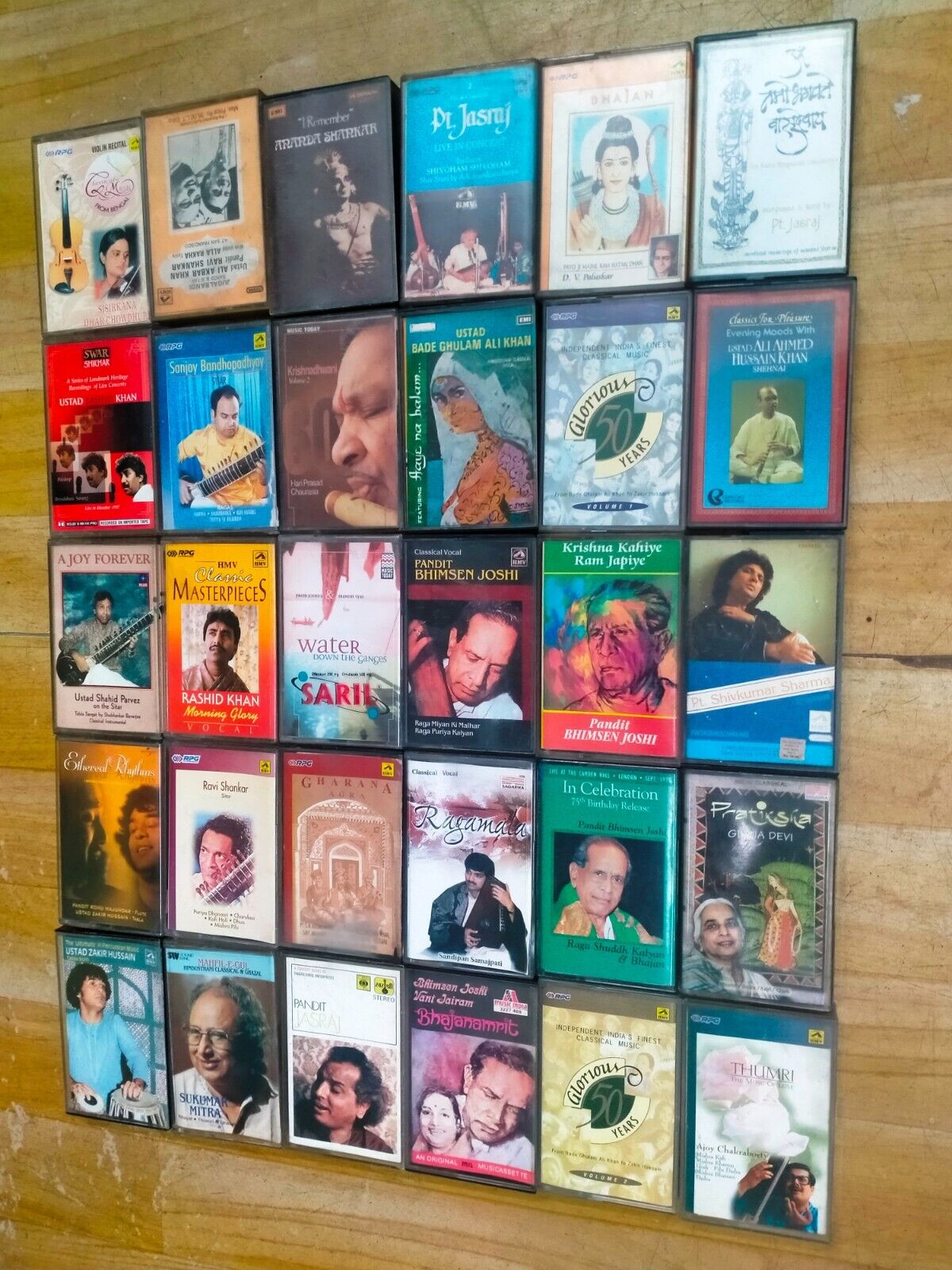 Indian Classical Instrumental Vocal Rare Cassette Tape Reel India Job Lot 350pc