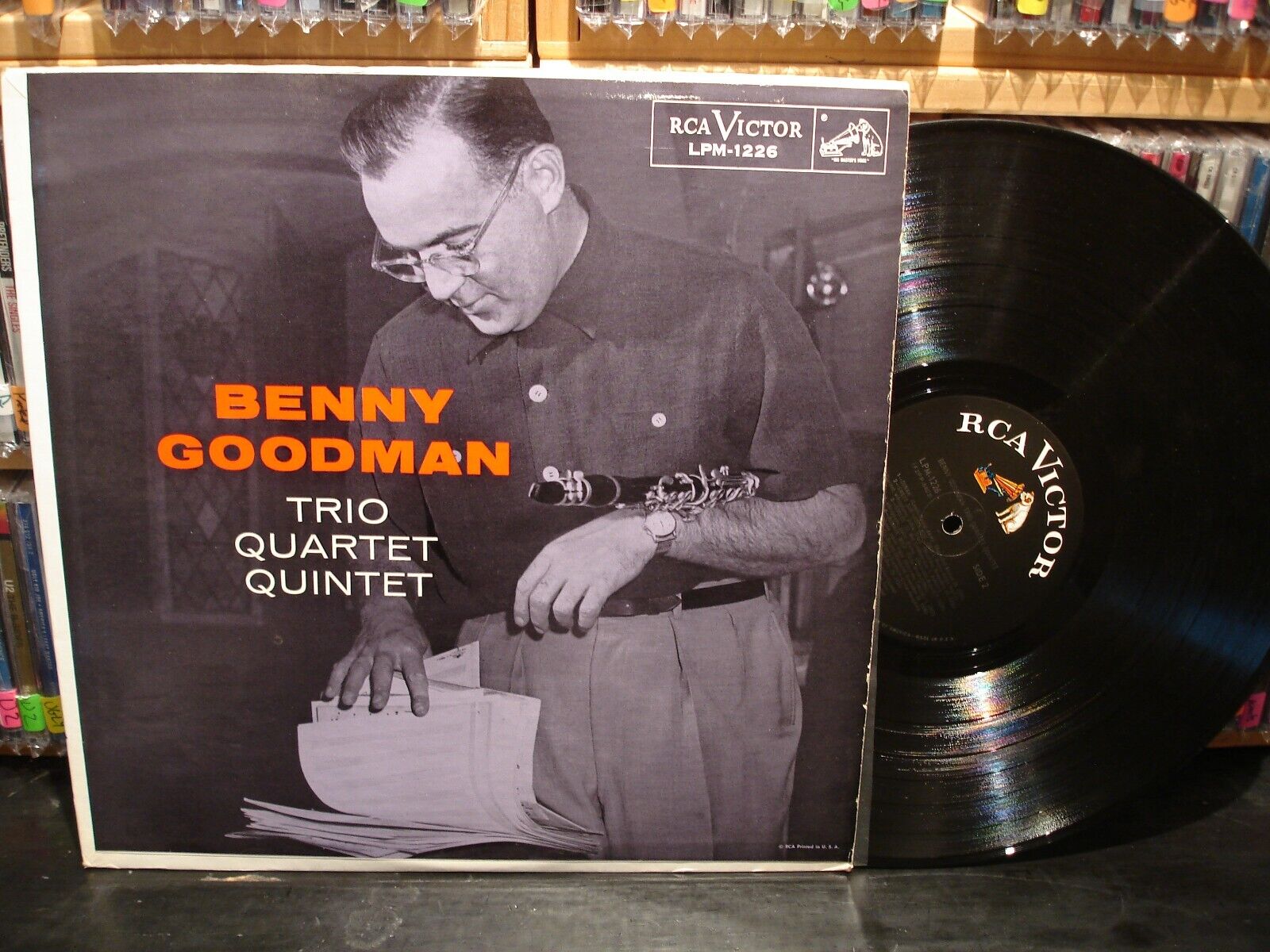 Benny Goodman Trio - Quartet - Quintet ~ Vintage 1956 LP 	RCA Victor LPM 1226