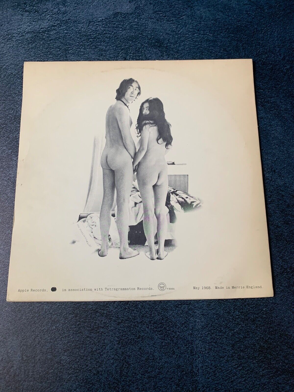 John Lennon & Yoko Ono  Unfinished Music, No. 1: Two Virgins LP 1968 Nude Cover