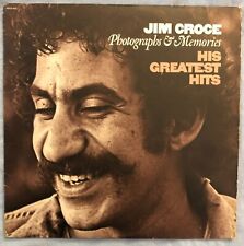 Jim Croce Photographs & Memories (His Greatest Hits) Vintage Vinyl Used picture