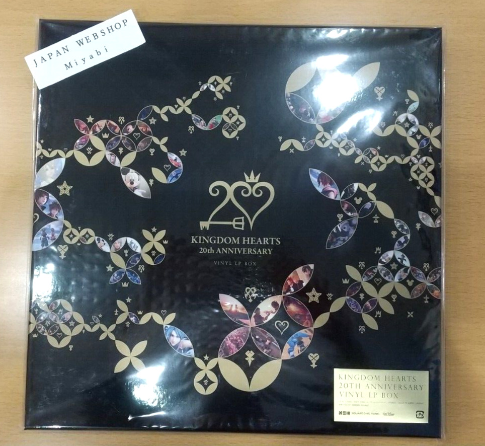 Game Music Kingdom Hearts 20th Anniversary Vinyl LP Box Analog 12inch 