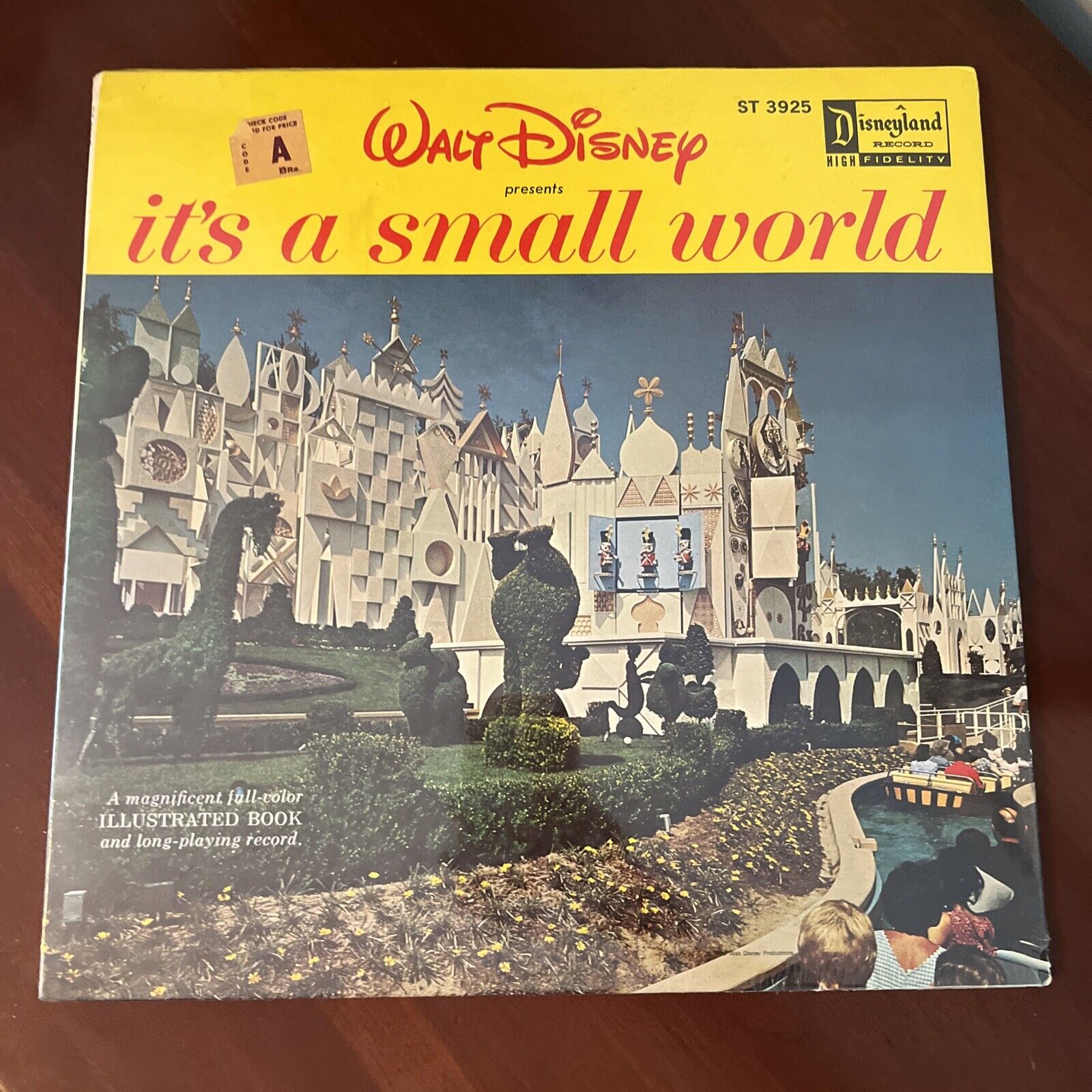 Walt Disney Presents It's A Small World LP Disneyland Record ST3925 Sealed NEW