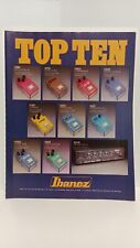 IBANEZ GUITAR EFFECTS 1982 - TOP TEN -   11X8.5 - PRINT AD.  x4 picture