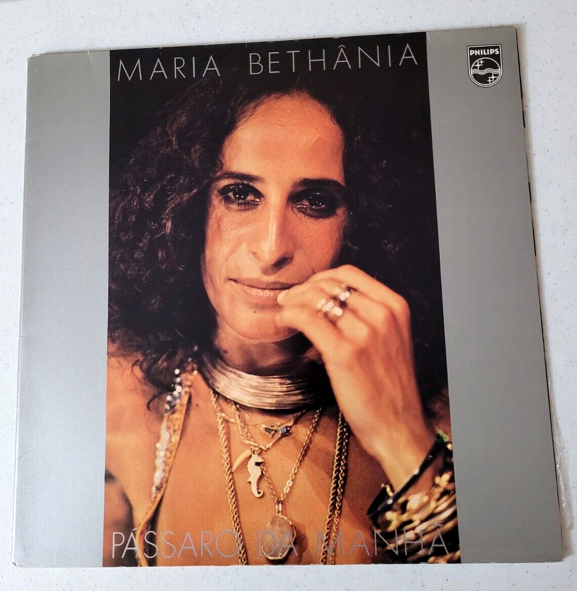 Maria Bethânia LP/ Pássaro Da Manhã (EX). Brazilian Import.Gatefold. 1977 press.