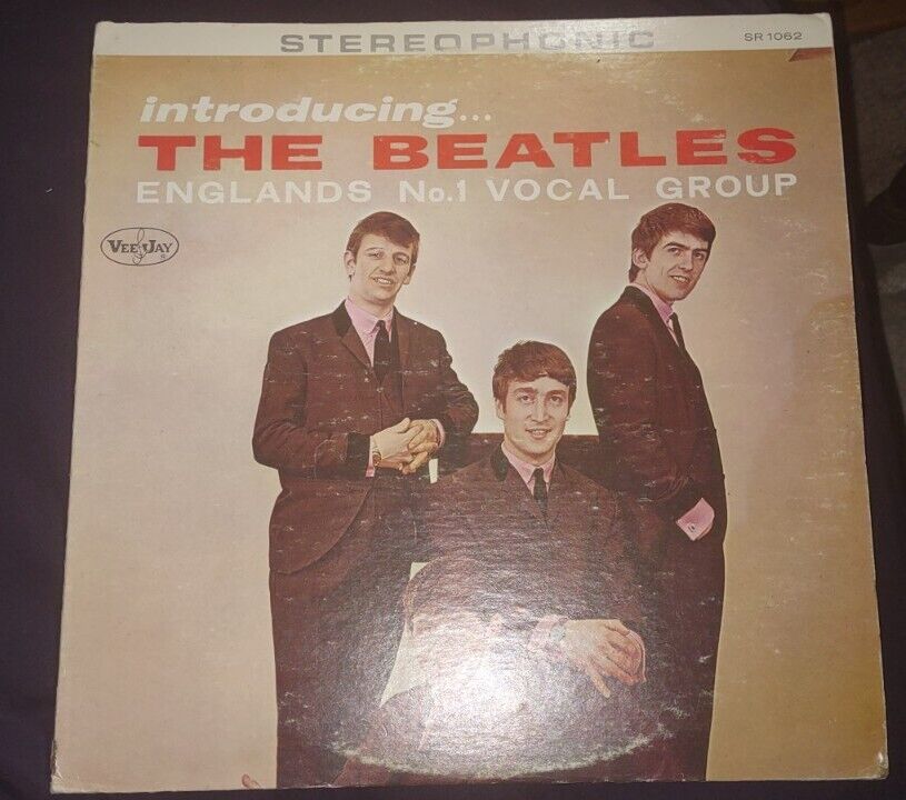 Introducing...THE BEATLES  Vee-Jay MIS-LABELED originaL VJLPS-1062 VG  Very RaRe