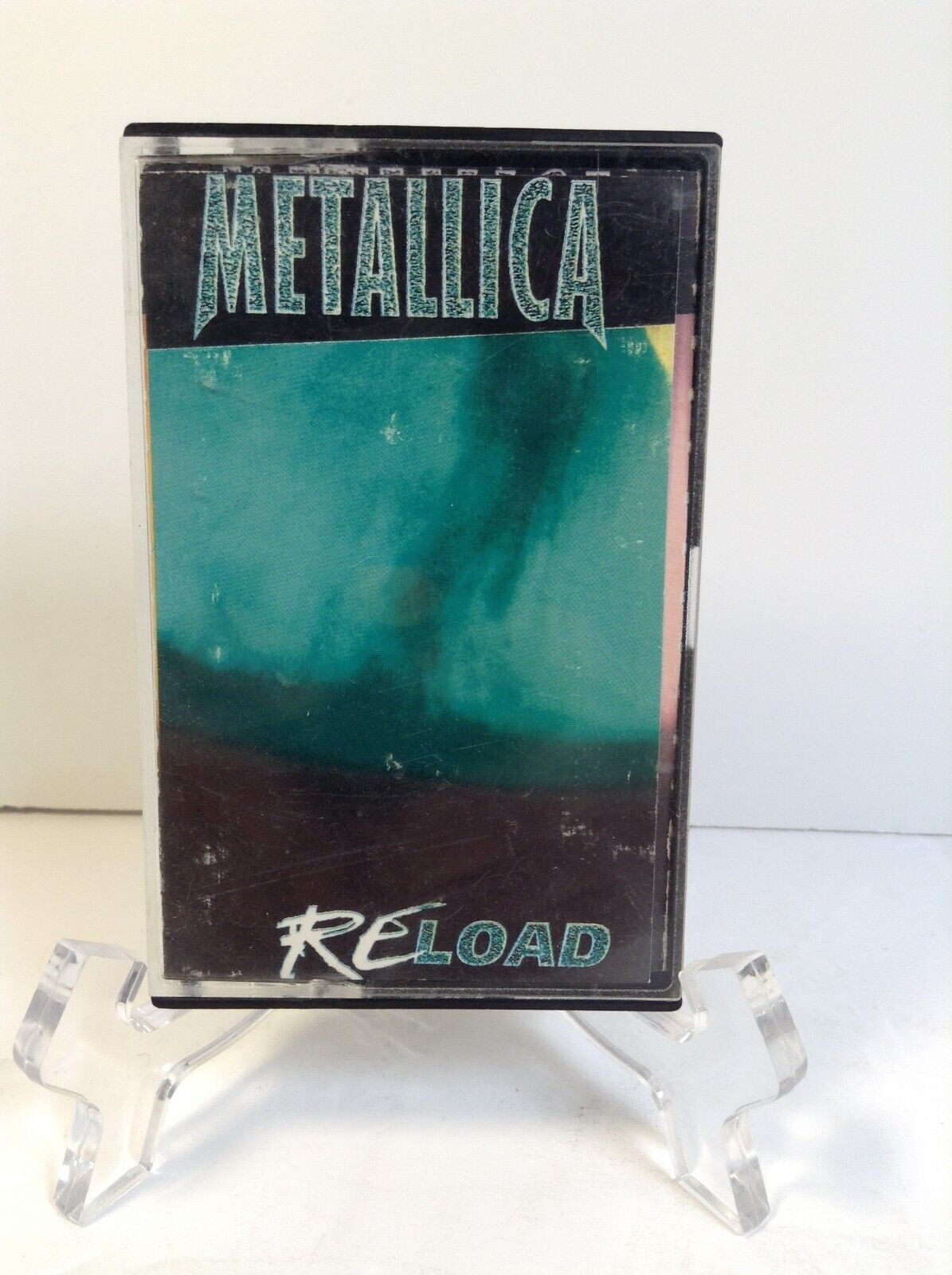 Vintage Metallica Reload Korean Version Cassette Tape Rare