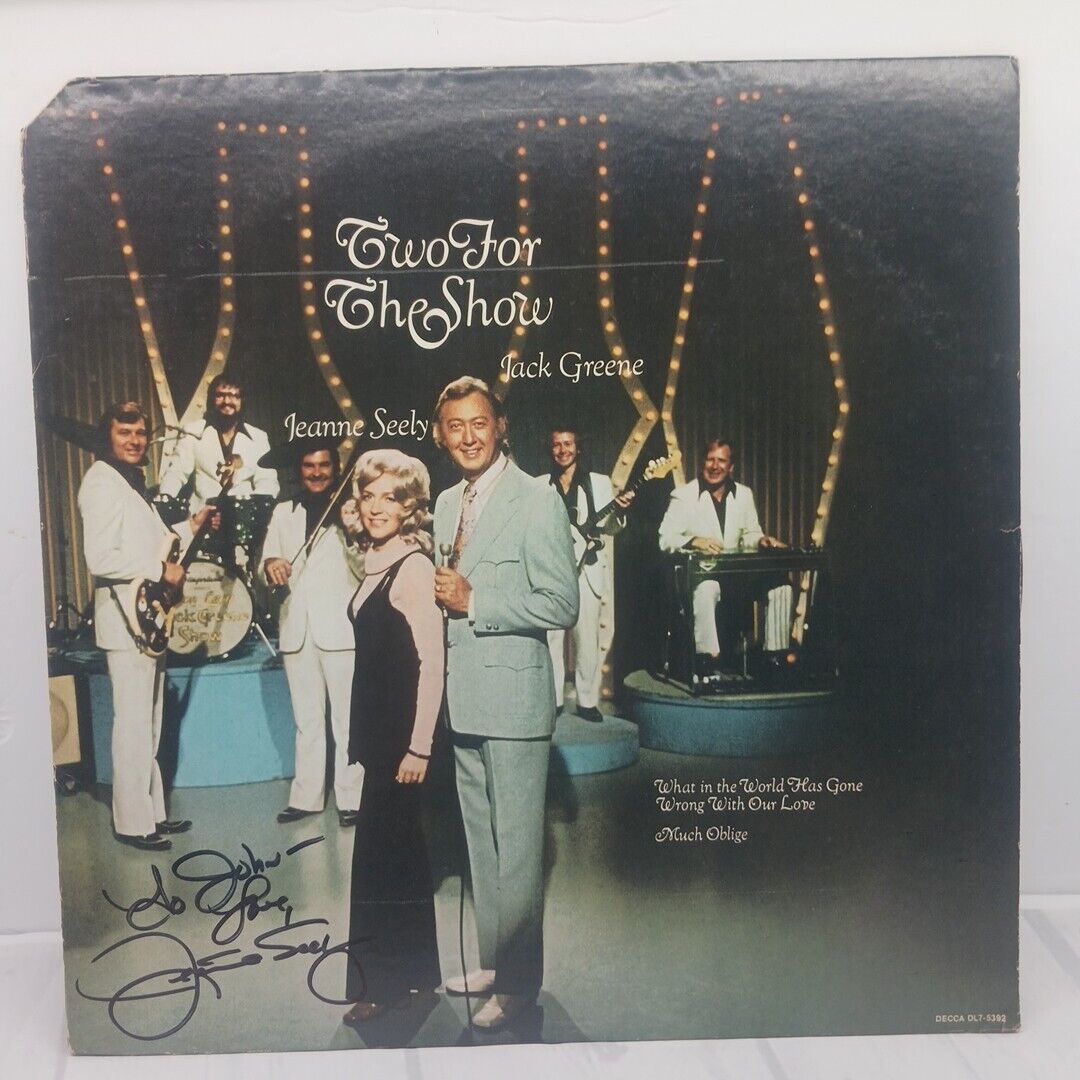 Jeanne Seely    Signed Autographed  Lp Vinyl Vintage  Classic
