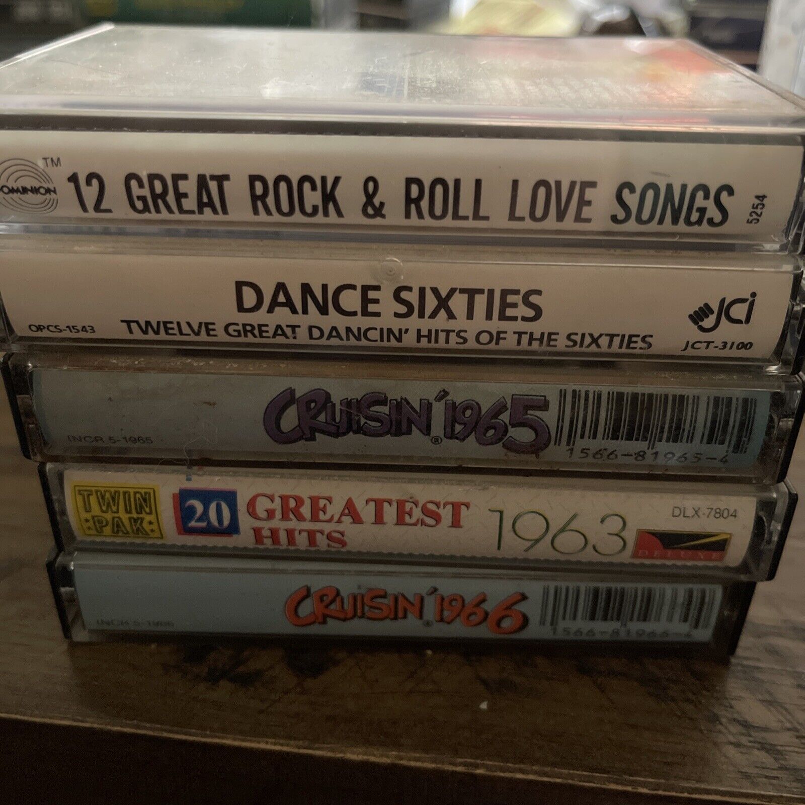 Lot of 10 Vintage 50’s & 60’s Cassettes Rock & Roll. Greatest Hits.
