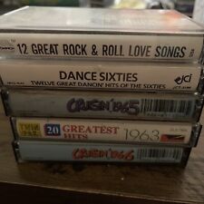 Lot of 10 Vintage 50’s & 60’s Cassettes Rock & Roll. Greatest Hits. picture