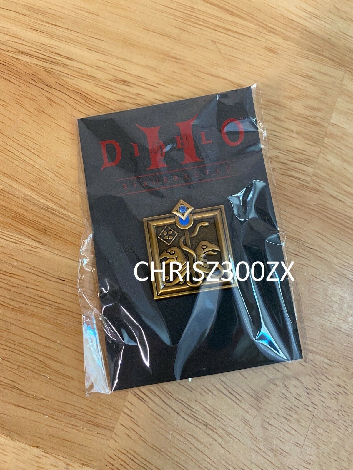Diablo II 2 Resurrected Deluxe Vinyl Record Soundtrack Horadric Staff Figure Pin