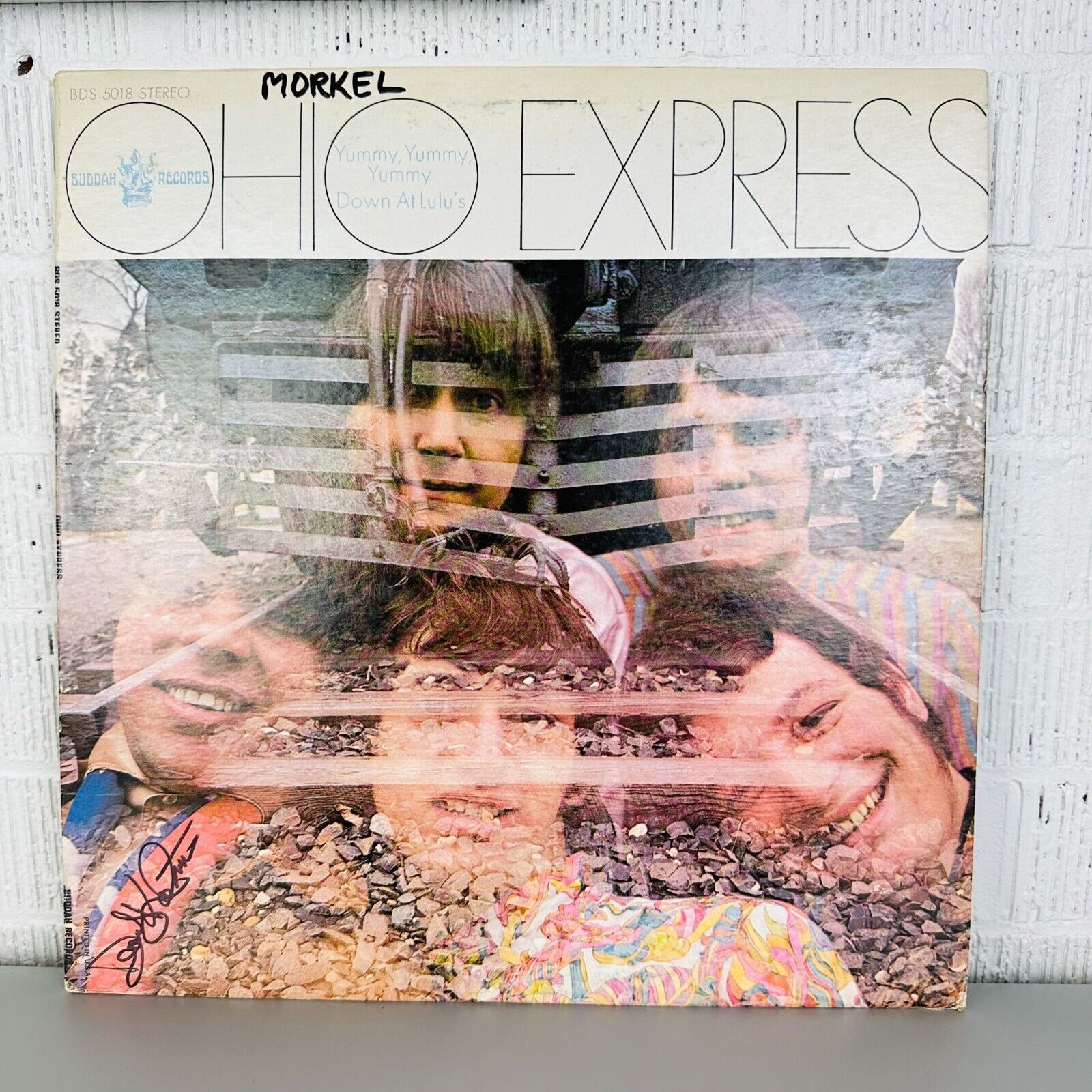 Vintage Ohio Express LP Vinyl Signed Album Buddah Records