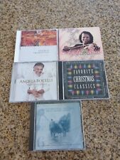 Lot of 5 Christmas CDS - L12 Bocelli, Crosby, Sinatra, Andre Rieu, Skaroulis picture