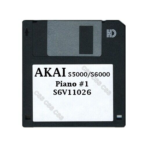 Akai S5000 / S6000 Floppy Disk Piano #1 S6V11026