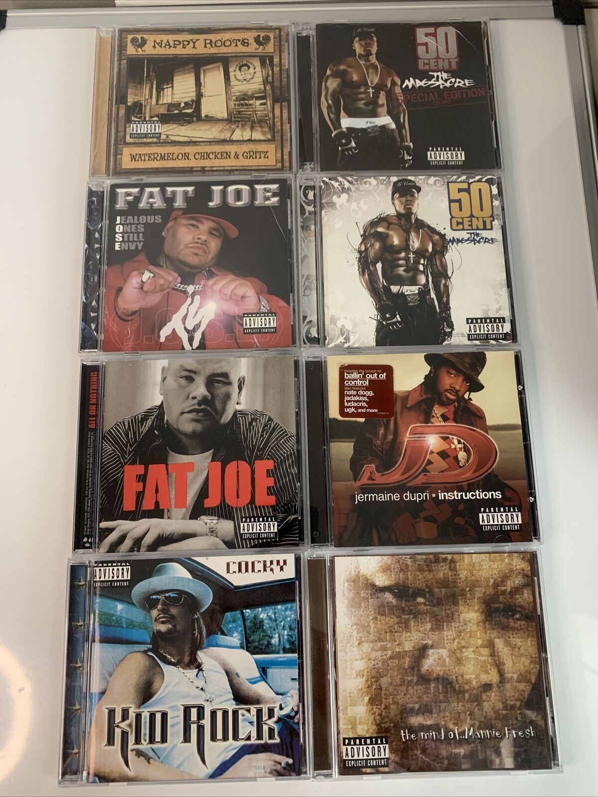 Fat Joe Kid Rock 50 Cent Nappy Roots Manny Fresh Jermaine Dupri Hip Hop Explicit