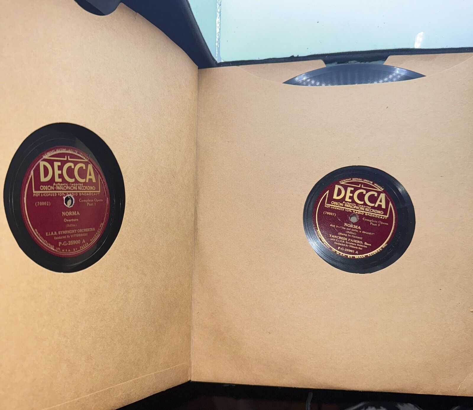 Rare Decca Opera Records - Very Old, Various Artist 6 Complete Opera Records