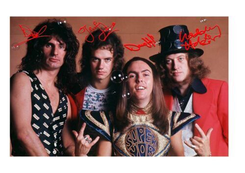 Slade 3 A4 Poster reproduction autograph choice of frame