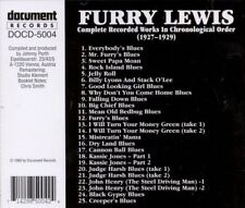 FURRY LEWIS - COMPLETE VINTAGE RECORDINGS OF FURRY LEWIS: 1927-1929 NEW CD picture
