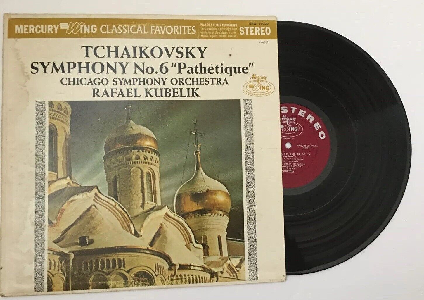 Tchaikovsky Symphony No. 6 In B Minor Op. 74 Pathetique Chicago Sym Orch Kubelik