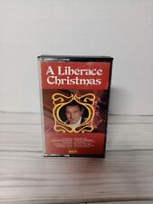 Vintage A Liberace Christmas Music Cassette 1987 picture
