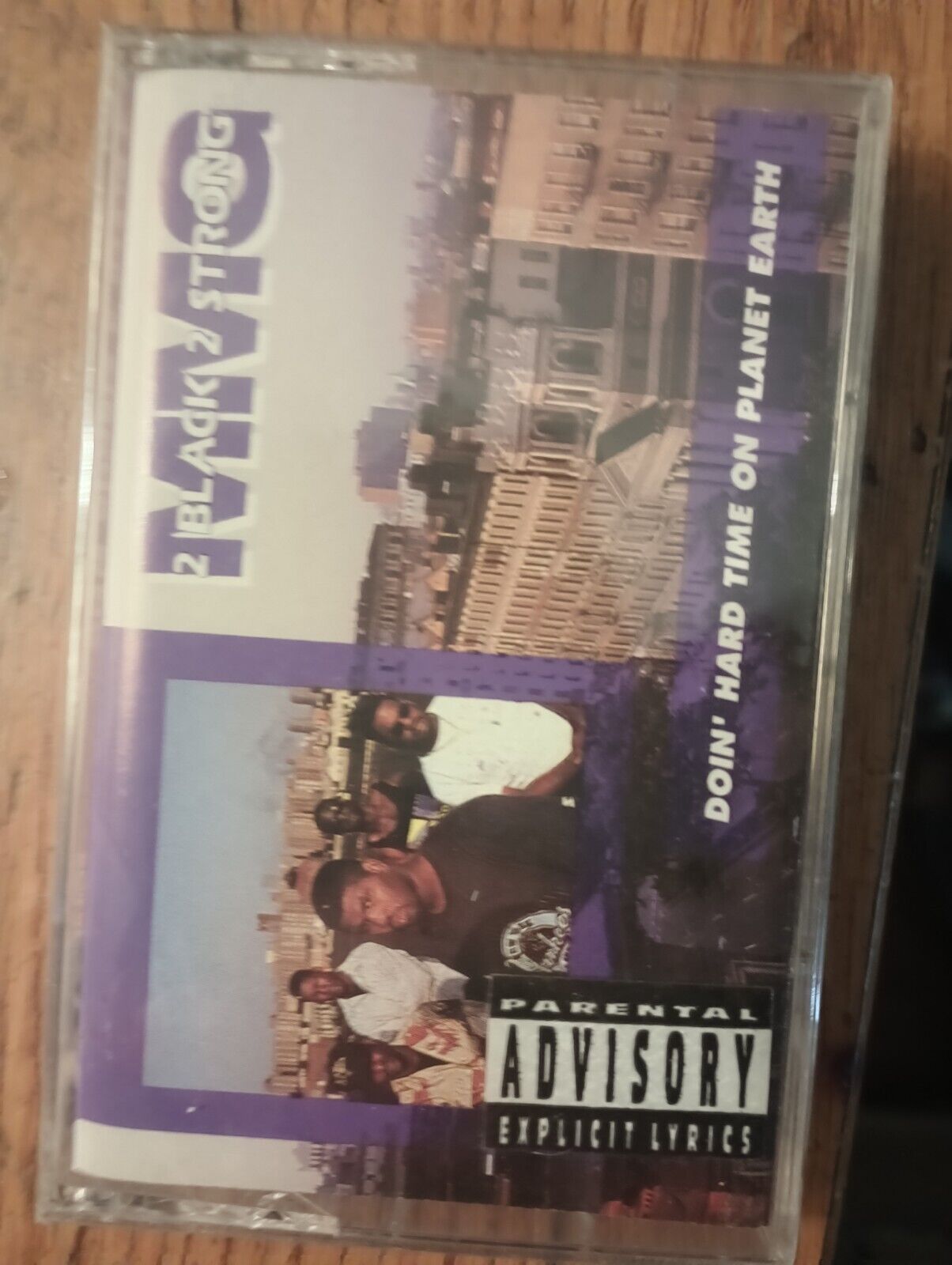2 BLACK 2 STRONG MMG Doin Hard Time On Planet Earth Cassette Tape Rap SEALED NOS