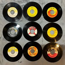 Lot Of 9 Assorted 45 RPM 7” Beatles Buck Owen Impalas Buffalo Springfield picture