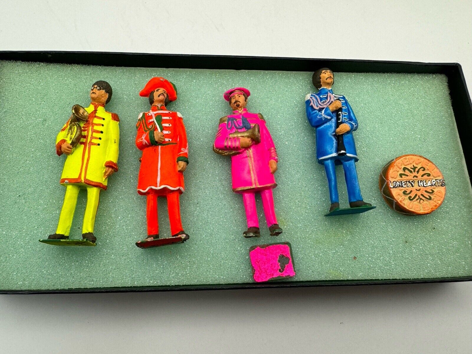 Vintage The Beatles Miniature Lead Figurines Sgt peppers
