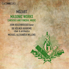 Wolfgang Amadeus Mozart Mozart: Masonic Works: Cantatas and Funeral Music (CD) picture