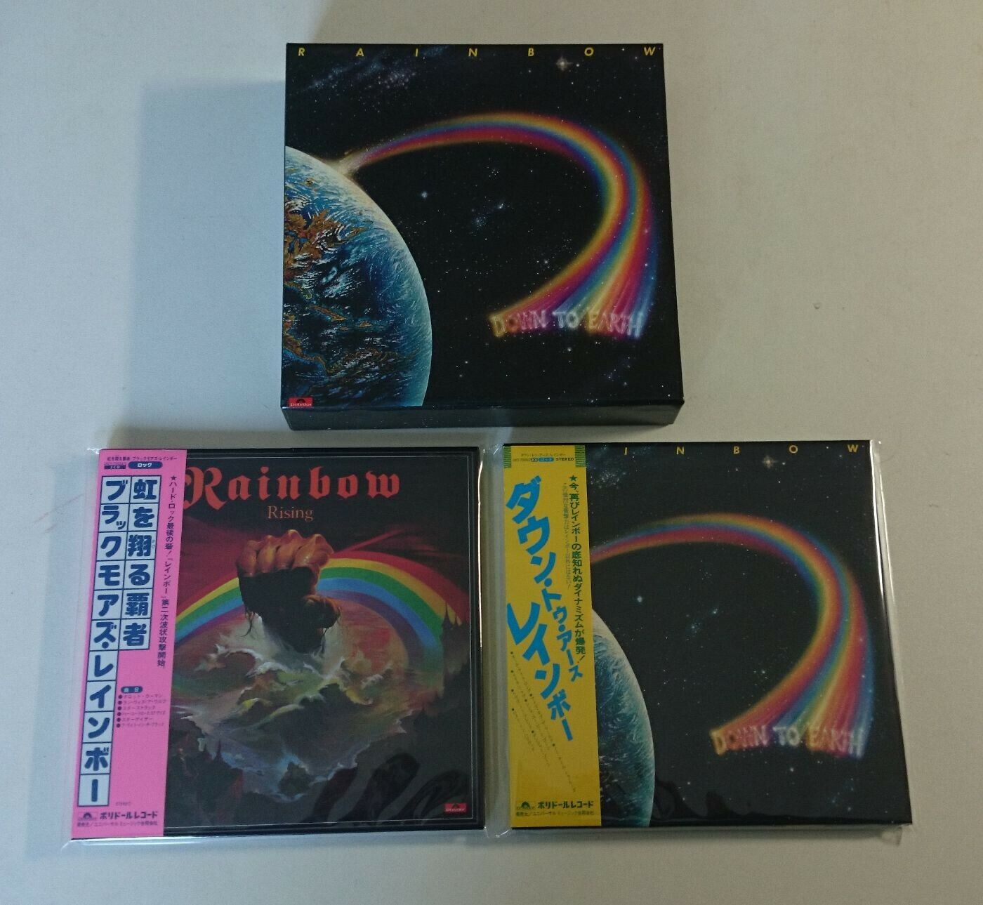 Rainbow Japan 2 Titles Set Mini-LP SHM-CD w/OBI + LTD Storage Box