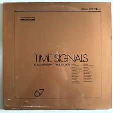 Klaus Weiss Rhythm & Sounds – Time Signals 1978 9067 Selected Sound Original picture
