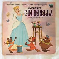 Walt Disney's Cinderella LP w/ BOOK 1969 Disneyland 3908 VG/VG picture