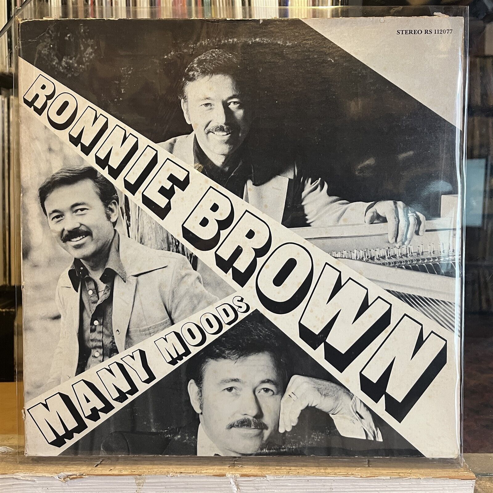 [ROCK/POP/JAZZ]~EXC LP~RONNIE BROWN~Many Moods~[1977~Self Released]~
