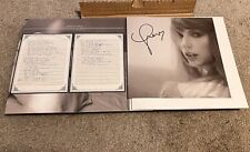 Tortured Poets Department Vinyl + The Manuscript With HAND SIGNED Photo IN HAND picture