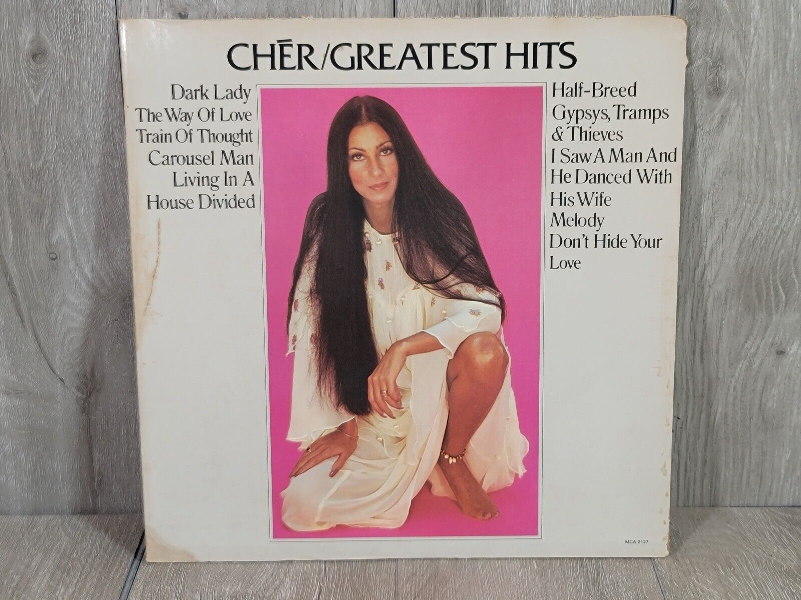 Cher Greatest Hits 1974 Vintage Original Vinyl Record Album LP MCA