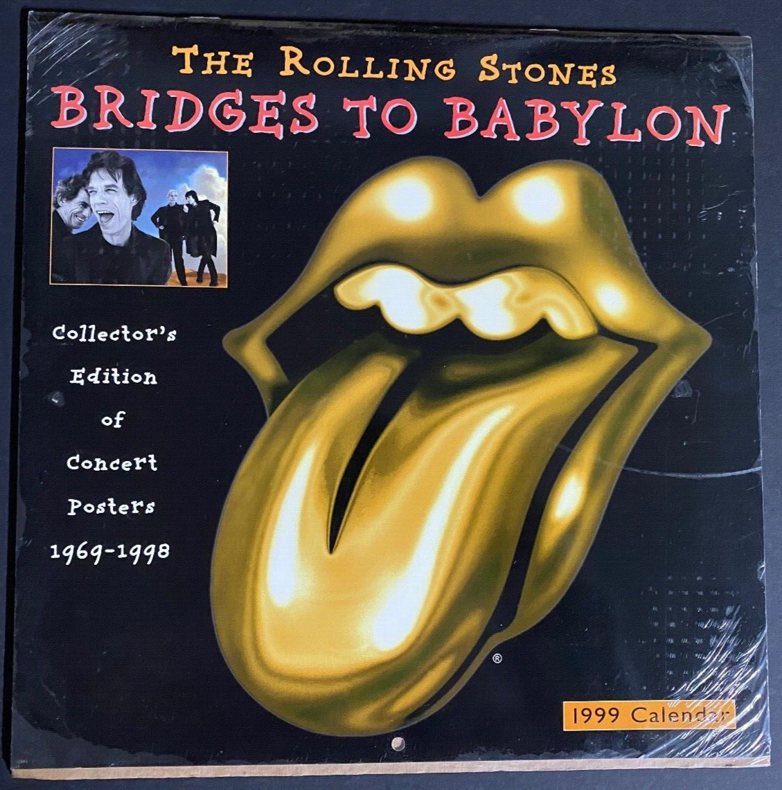 THE ROLLING STONES: Bridges to Babylon 1999 Wall Calendar