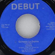 CARMIN Quitame La Espina Rare Latin  DEBUT DS 1001 VG+ 45rpm 7