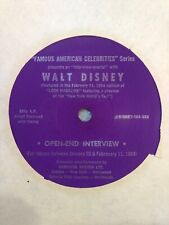 Radio Interviews Walt Disney (1964 Worlds Fair) / William Bronson 7